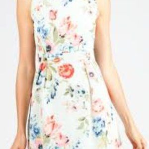 Ellelauri Chole Women's Dress Light Yellow Floral